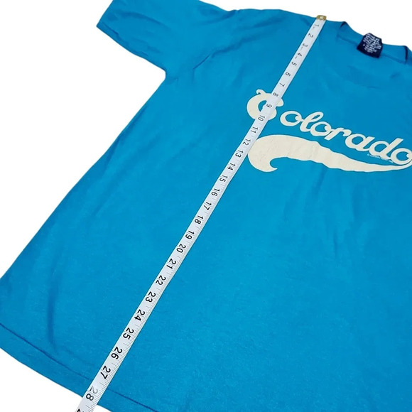 VTG 1980s Colorado T-Shirt Size L | Single Stitch Graphic Tee Made in USA - Picture 10 of 12